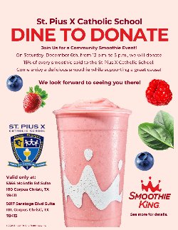 December Spirit Event-Smoothie King